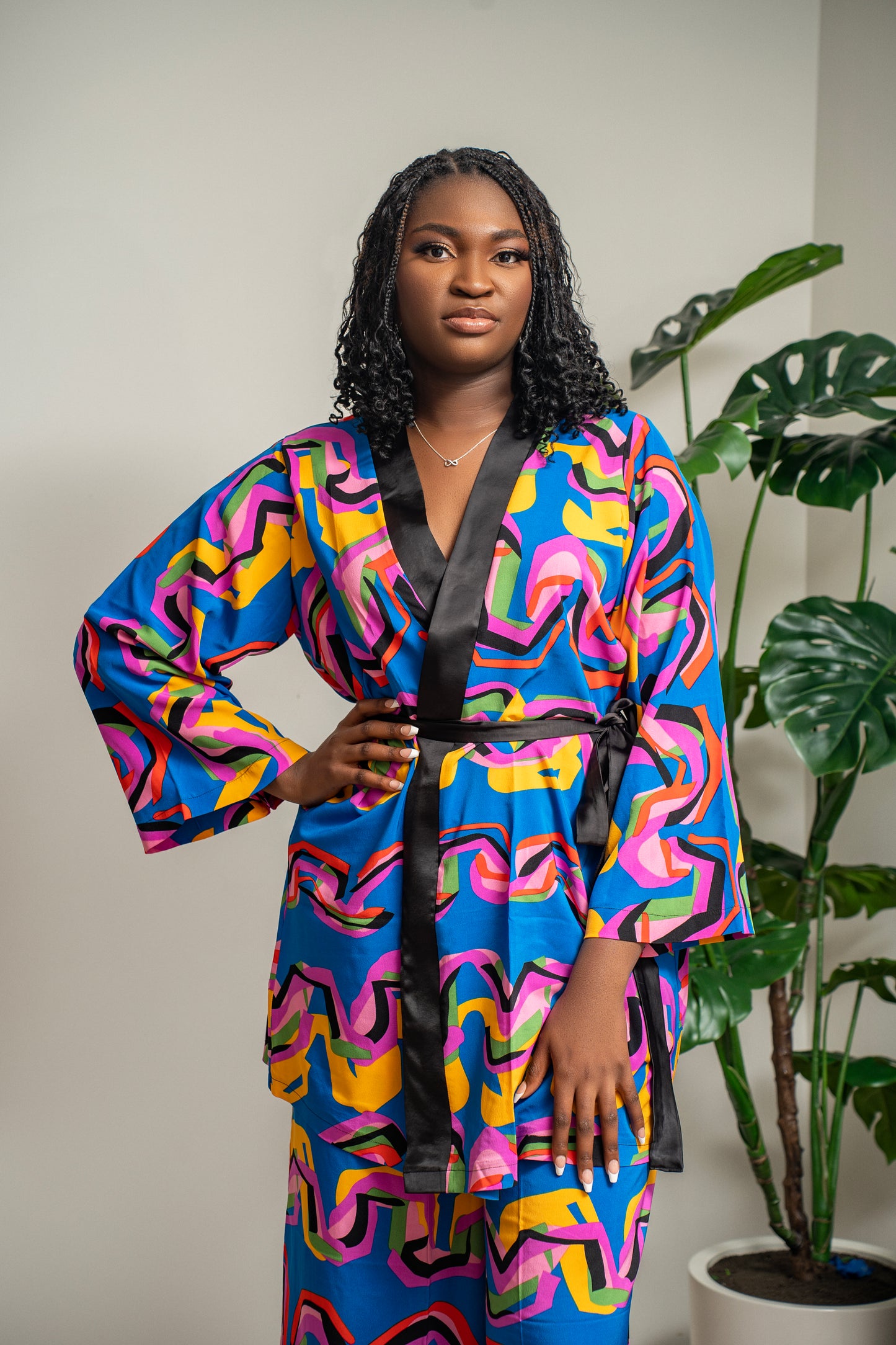 Blue Sapphire Robe (2 pcs)