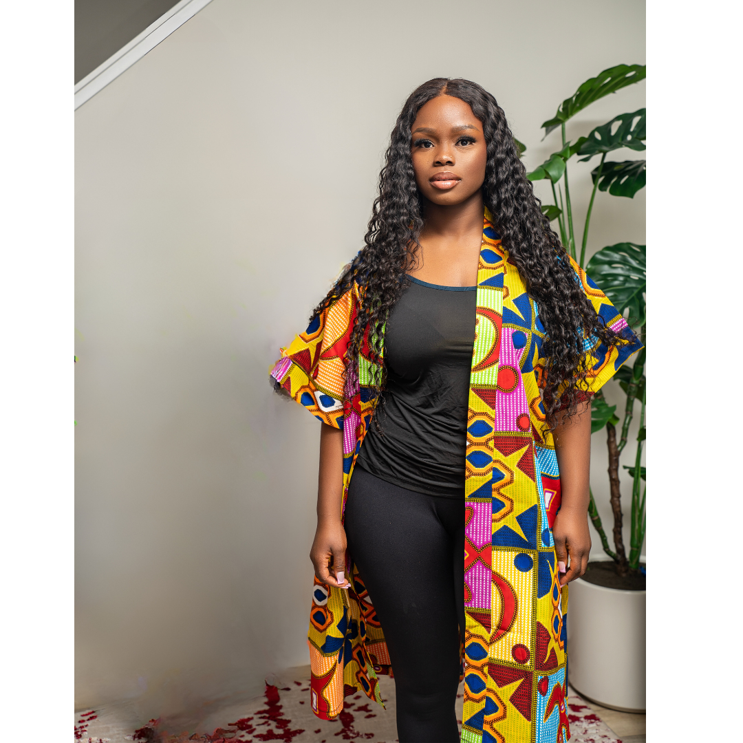 Arewa Kimono with Scarf